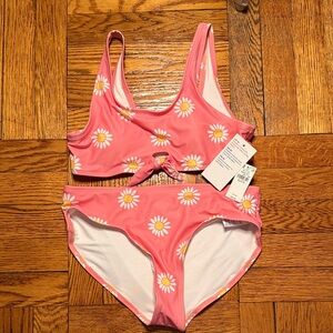Old Navy Pink Daisy Kids Bikini